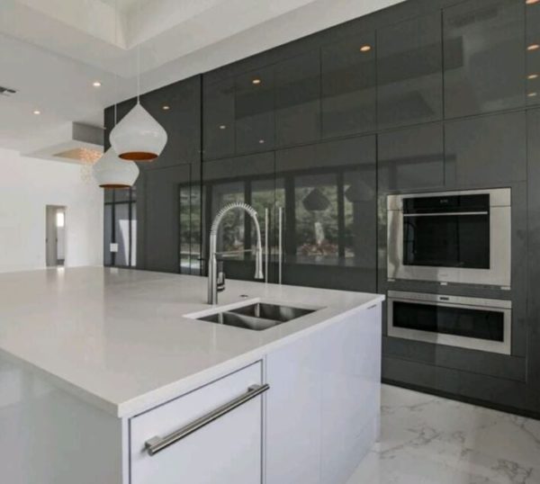 High Gloss Grey - 1 Stop Cabinets