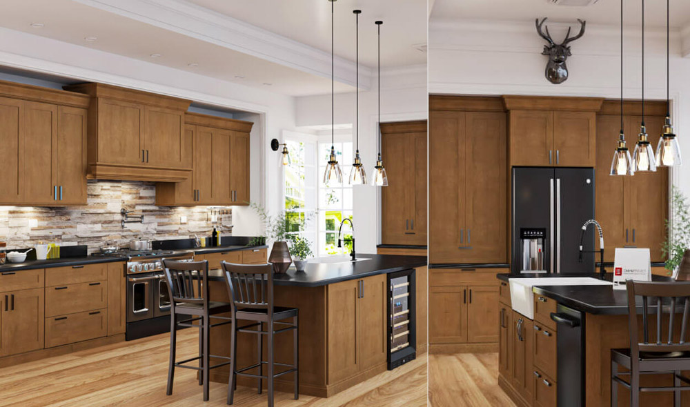 Brown Shaker - 1 Stop Cabinets
